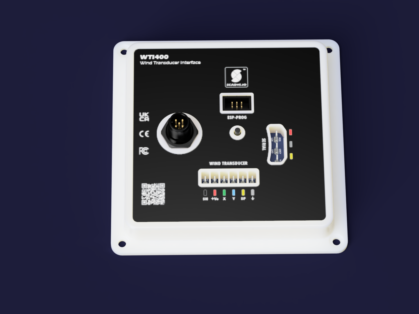 WTI400 Wind Transducer Interface — product render
