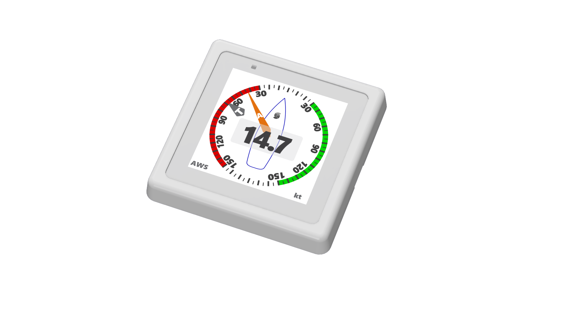 MDD400 Marine Data Display — product render